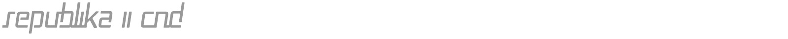 Republica Regular font preview
