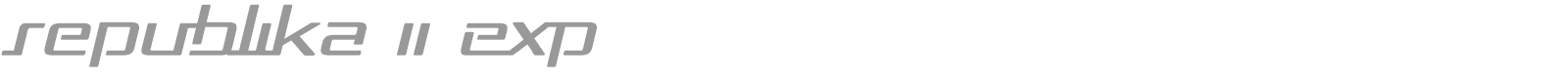 Republica Regular font preview