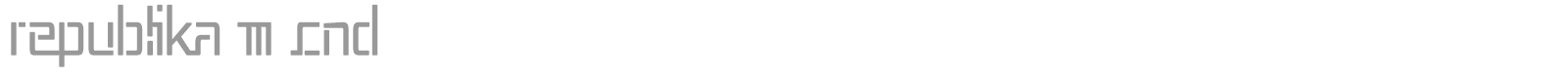 Republica Regular font preview