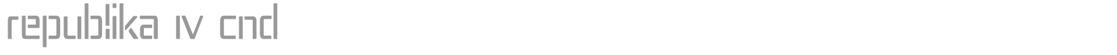 Republica Regular font preview