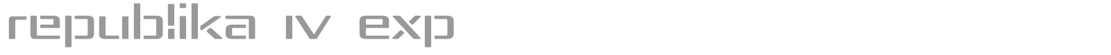 Republica Regular font preview