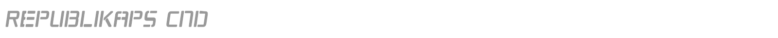 Republica Regular font preview
