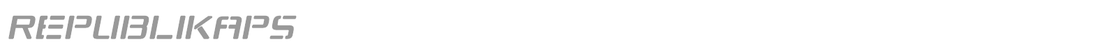 Republica Regular font preview