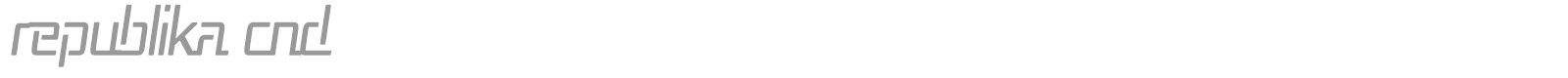 Republica Regular font preview