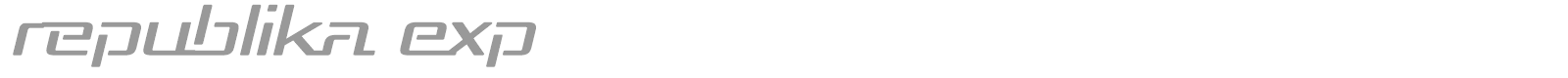 Republica Regular font preview