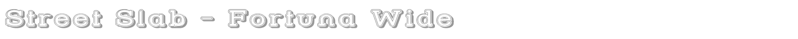 Street Slab font preview