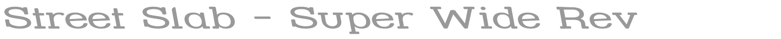 Street Slab font preview