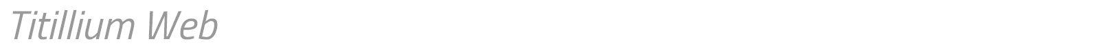 Titillium Web font preview