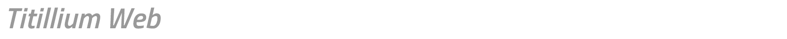 Titillium Web font preview