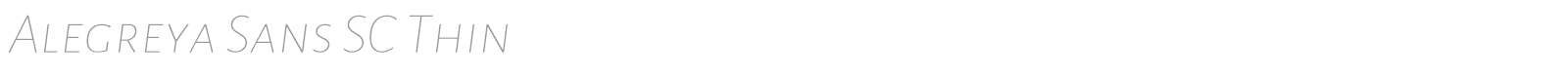 Alegreya font preview