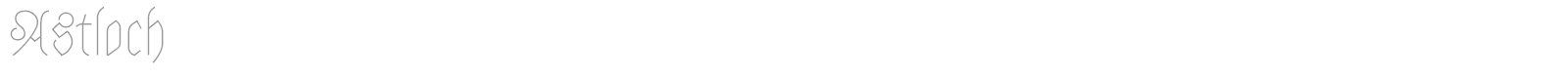 Astloch font preview
