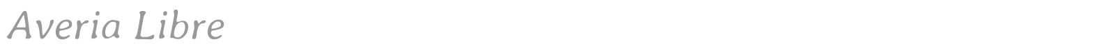 Averia Libre font preview