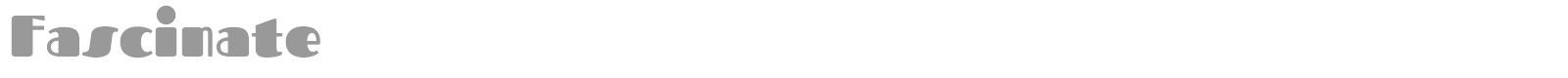 Fascinate Inline font preview