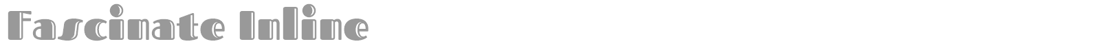 Fascinate Inline font preview
