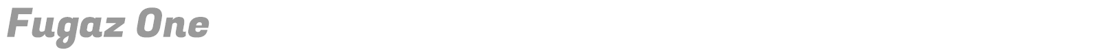 Fugaz One font preview