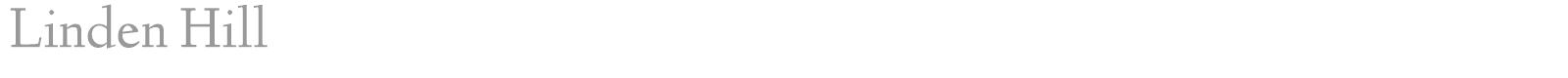Linden Hill font preview