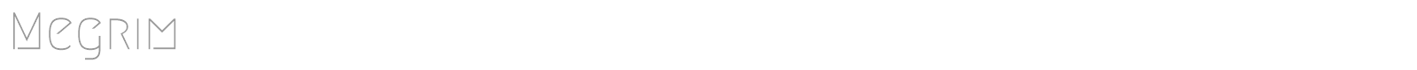 Megrim font preview