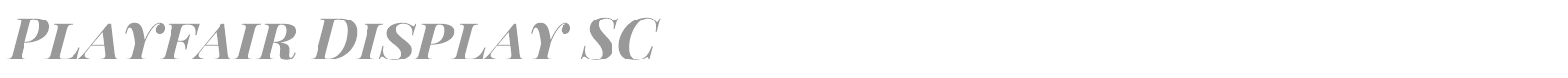 Playfair Display font preview