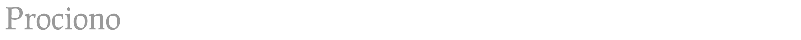 Prociono font preview