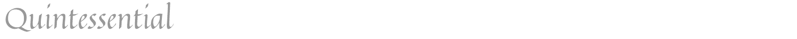 Quintessential font preview