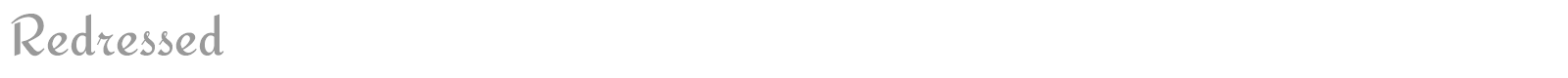 Redressed font preview