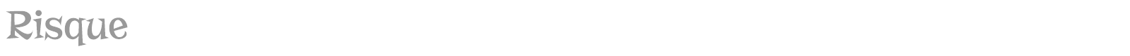 Risque font preview