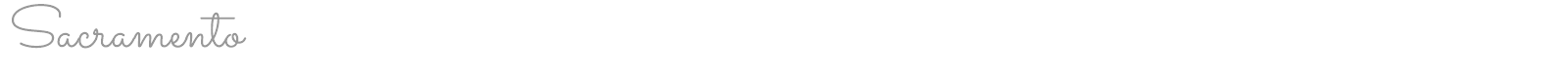 Sacramento font preview