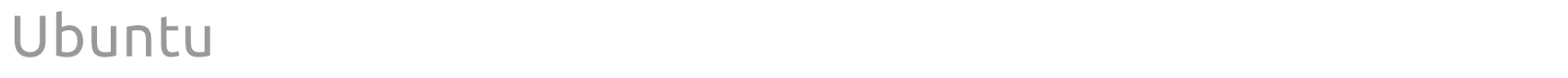 Ubuntu font preview