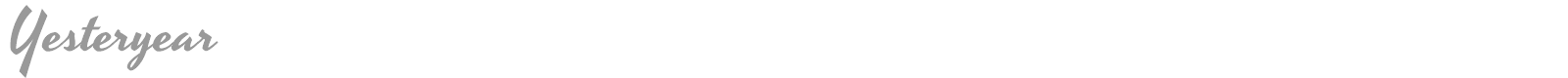 Yesteryear font preview