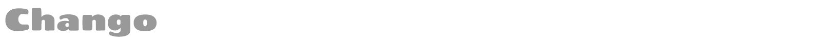 Chango font preview