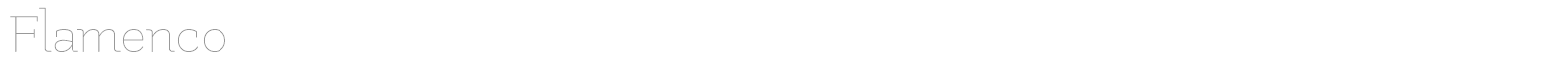Flamenco font preview