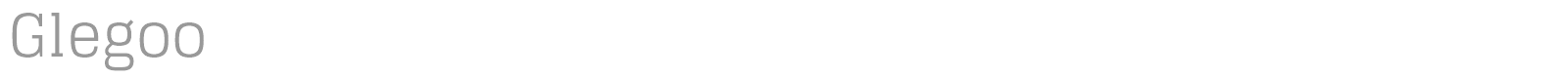 Glegoo font preview