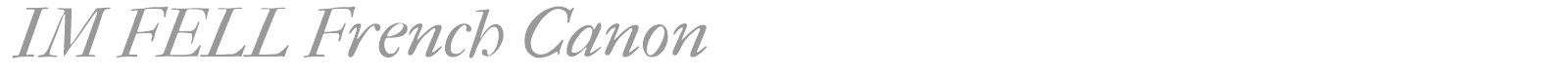 IM Fell Great Primer font preview