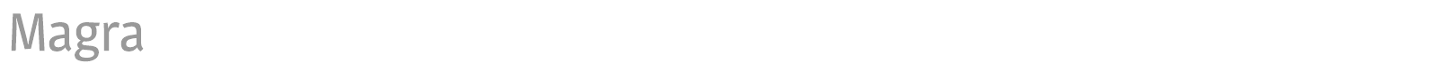 Magra font preview