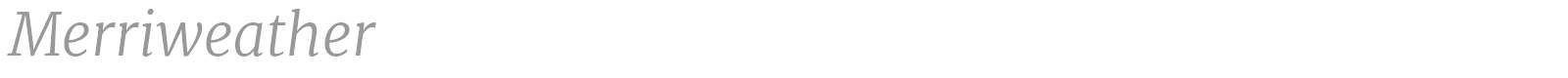 Merriweather font preview