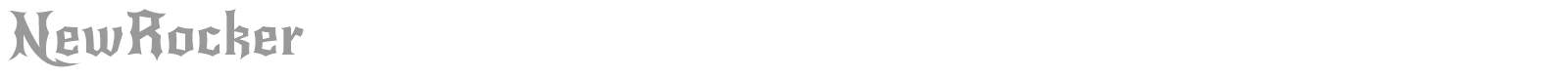 New Rocker font preview