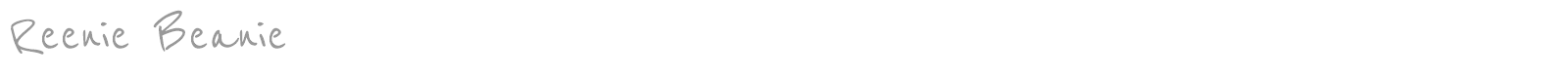 Reenie Beanie font preview