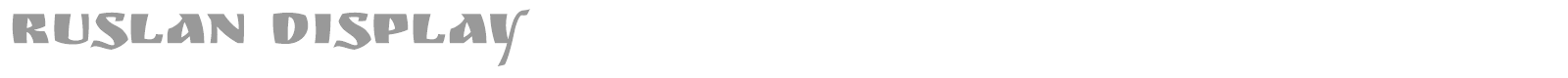 Ruslan Display font preview