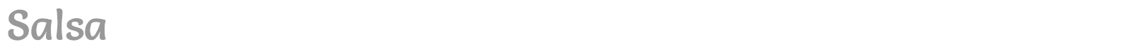 Salsa font preview