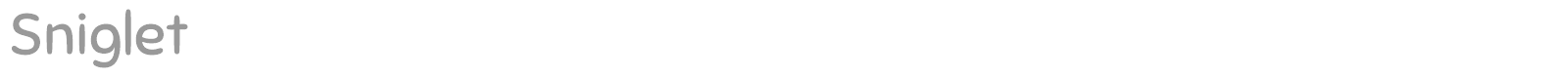 Sniglet font preview