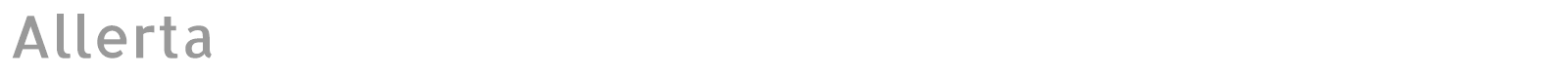 Allerta font preview