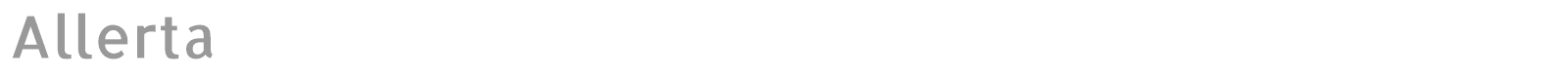 Allerta font preview