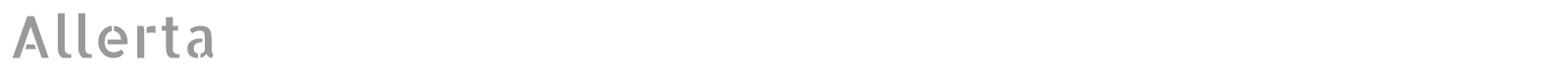 Allerta font preview