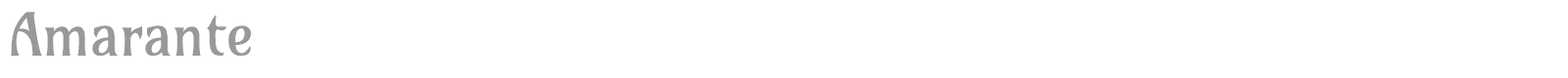 Amarante font preview