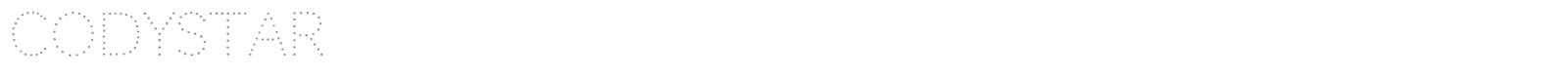 Codystar font preview