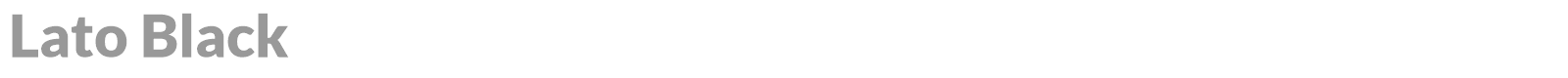 Lato font preview