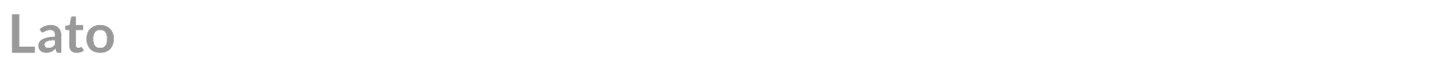 Lato font preview
