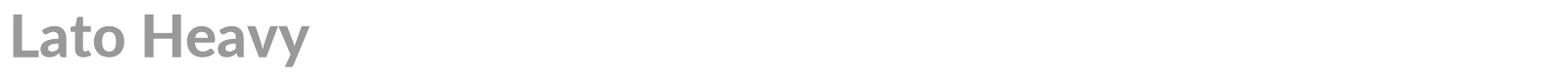 Lato font preview