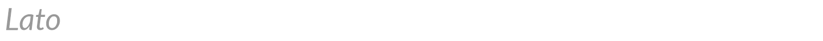 Lato font preview