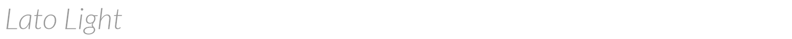 Lato font preview